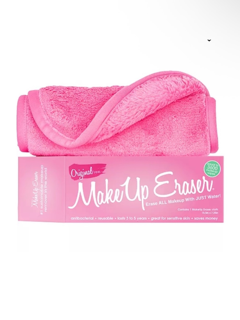 (PINK) THE ORIGINAL MAKEUP ERASER -NEW IN BOX / NWT